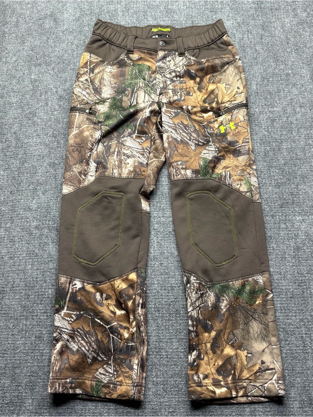 Under Armour Pants Mens M ColdGear INFRARED Scent Control Fleece Realtree Camo